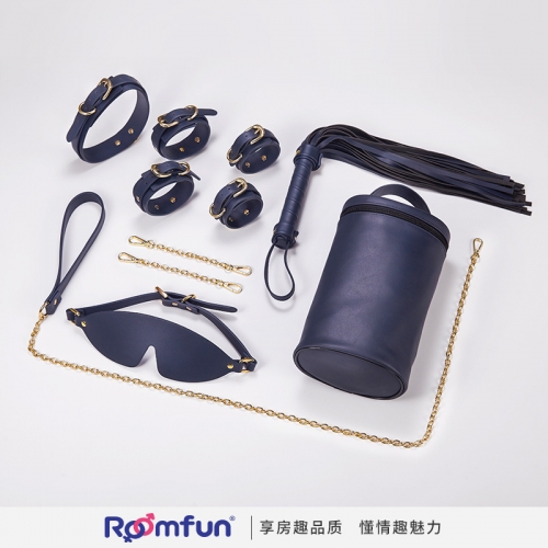 SM套裝--美國(guó)Roomfun sm成人捆綁束縛 調(diào)教皮革套裝